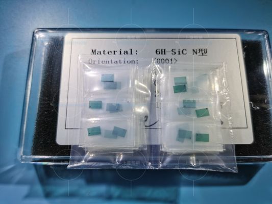 Guter Preis Oblate des einzelnen Kristall-5*5mm 6 H-N Polished Silicon Carbide Online