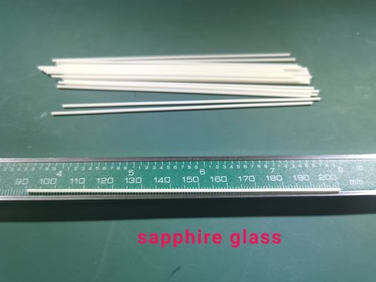 Guter Preis Ultra-feines dünnes dia1.0mm 0.6mm Al2o3 keramische Sapphire Glass Rod Stick hüllte Oberfläche ein Online