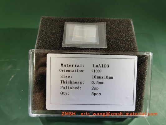 Guter Preis 0.5mm LaAlO3 Crystal Wafers LAO Single Crystal Substrate Online