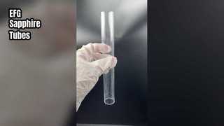 EFG-Saphirrohre mit extremer Haltbarkeit
