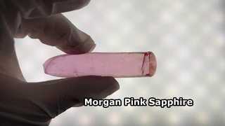 Morgan Pink Saphirkristall